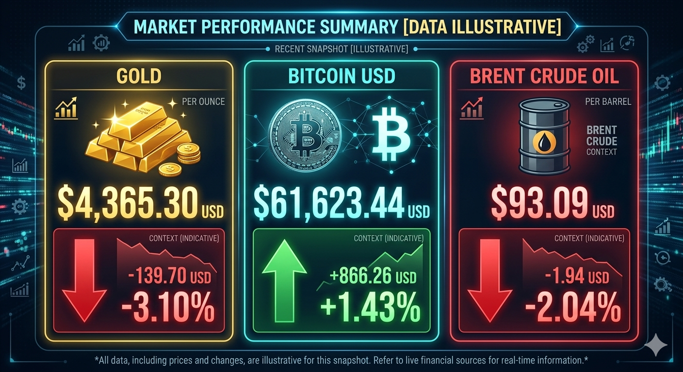 Figure 4: Commodity and Cryptocurrency Weekly Performance