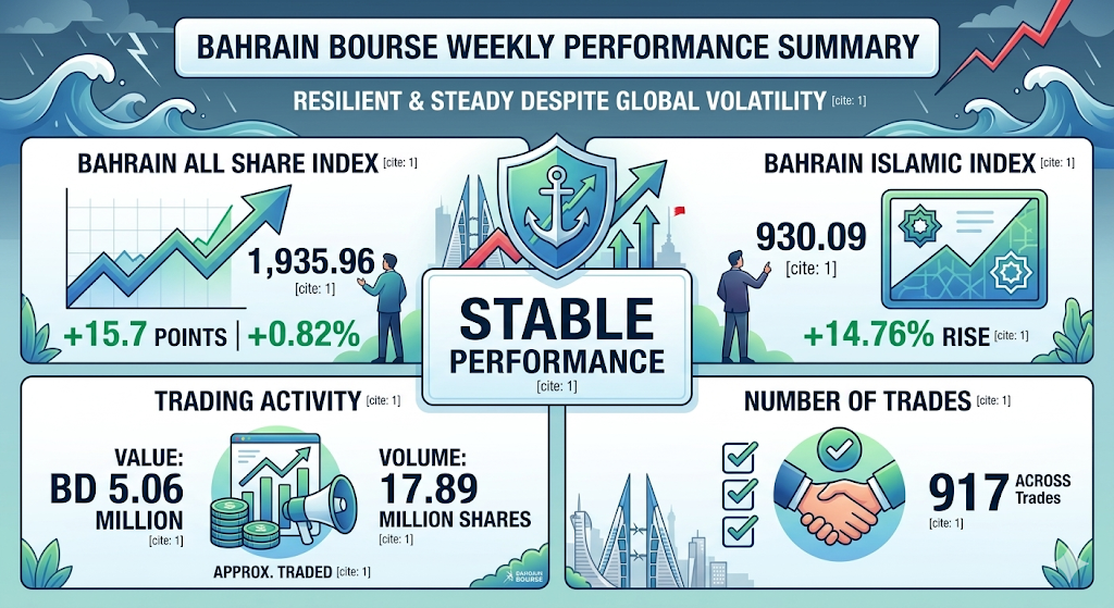 Bahrain Bourse Weekly Performance Summary — Resilient and Steady Despite Global Volatility